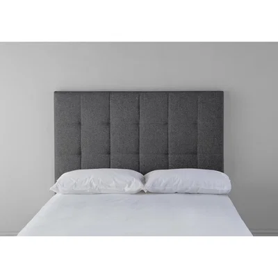 Perch and Parrow Hopper 6' Super King Headboard in Crow Black
