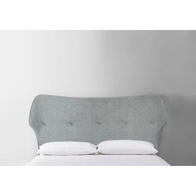 Perch and Parrow Jean 6' Super-King Size Headboard in Airforce Blue
