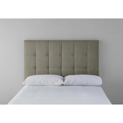 Perch and Parrow Hopper 6' Super King Headboard in Winter Rye
