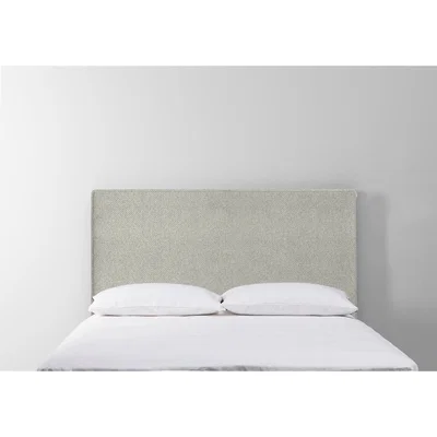 Perch and Parrow Calvin 6' Super-King Size Headboard in Pearl River