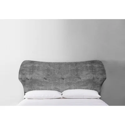 Perch and Parrow Jean 6' Super-King Size Headboard in Cloudy Grey