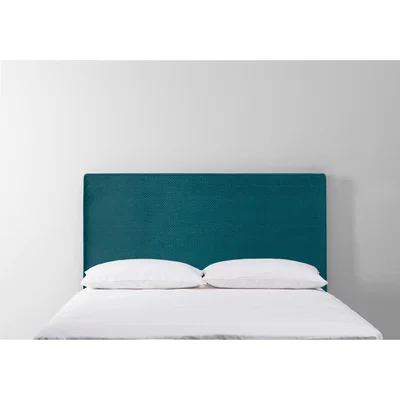 Perch and Parrow Calvin 6' Super King Size Headboard in Spanish Blue