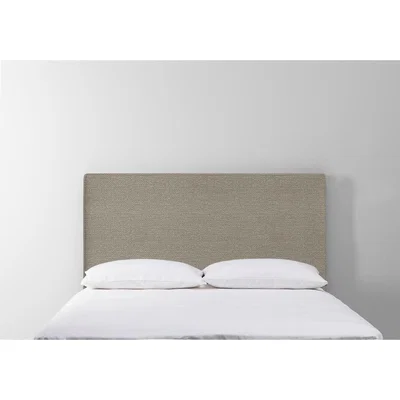 Perch and Parrow Calvin 6' Super-King Size Headboard in Diamond Dust