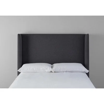 Perch and Parrow Suzie 6' Super King Headboard in Violet Leaf