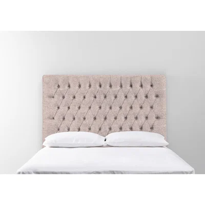 Perch and Parrow Gloria 6' Super-King Size Headboard in Blush Pink