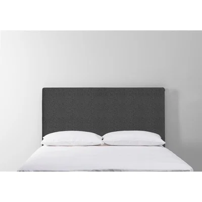 Perch and Parrow Calvin 6' Super-King Size Headboard in Crow Black