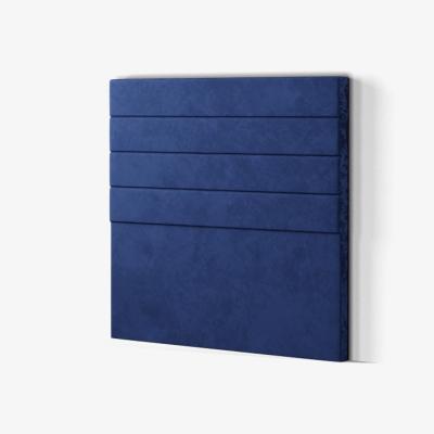 The Range George Headboard Floor Standing Plush - Navy / Superking
