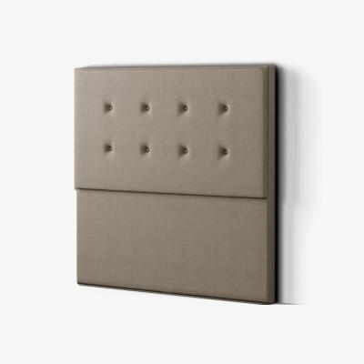 The Range Darlington Headboard Floor Standing  Matching Buttons Malham Weave - Mink / Superking
