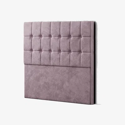 The Range Venezia Headboard Floor Standing  Matching Buttons Plush - Blush / Superking
