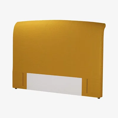 Sofa.com Standalone Thea Super King Headboard in Mango Brushed Linen Cotton - sofa.com