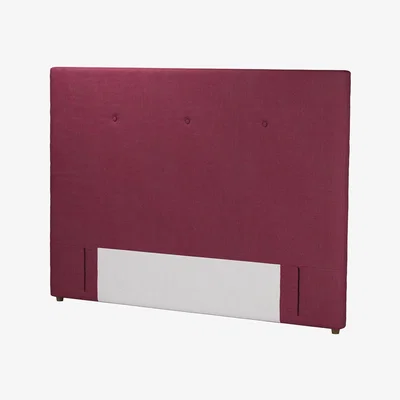 Sofa.com Standalone Avery 130cm Super King Headboard in Boysenberry Brushed Linen Cotton - sofa.com