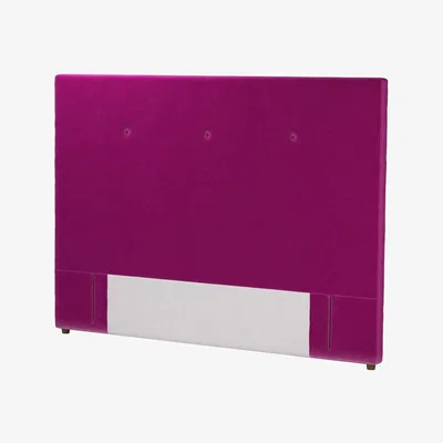 Sofa.com Standalone Avery 130cm Super King Headboard in Peony Cotton Matt Velvet - sofa.com