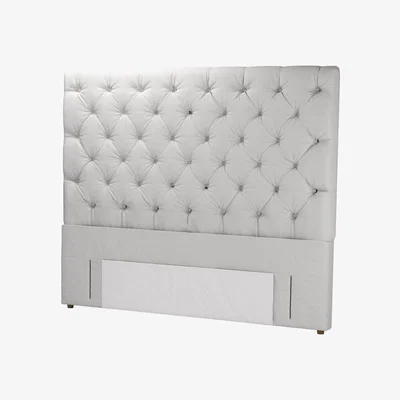 Sofa.com Standalone Rosalie 150cm Super King Headboard in Alabaster Brushed Linen Cotton - sofa.com