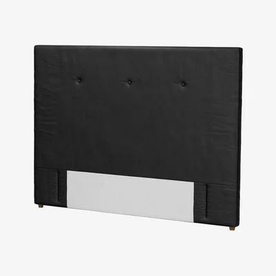 Sofa.com Standalone Avery 130cm Super King Headboard in Smoke Soft Leather - sofa.com