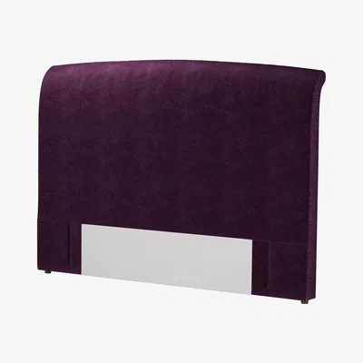 Sofa.com Standalone Thea Super King Headboard in Plum Smart Velvet - sofa.com