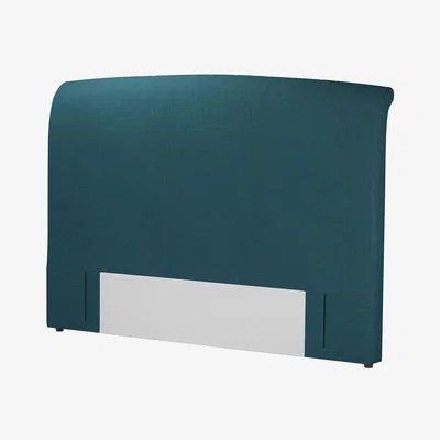 Sofa.com Standalone Thea Super King Headboard in Evergreen Brushed Linen Cotton - sofa.com