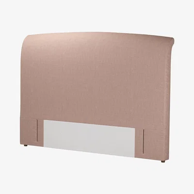 Sofa.com Standalone Thea Super King Headboard in Blush Pure Belgian Linen - sofa.com