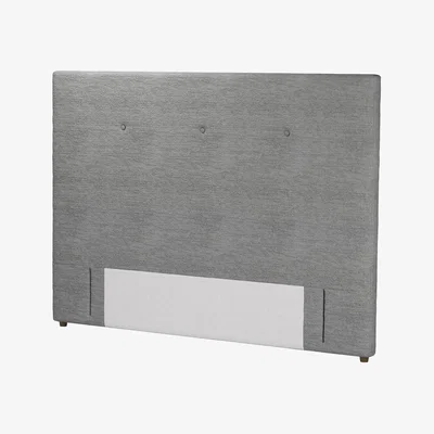Sofa.com Standalone Avery 130cm Super King Headboard in Gull Slubby Cotton - sofa.com