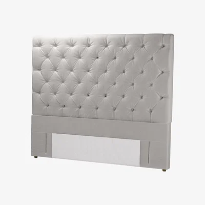 Sofa.com Standalone Rosalie 150cm Super King Headboard in Dove Smart Velvet - sofa.com