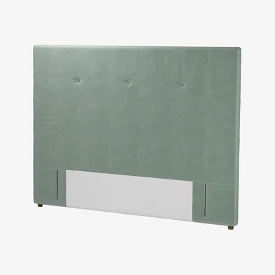 Sofa.com Standalone Avery 130cm Super King Headboard in Sage Smart Velvet - sofa.com