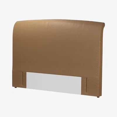 Sofa.com Standalone Thea Super King Headboard in Spiced Honey Soft Leather - sofa.com