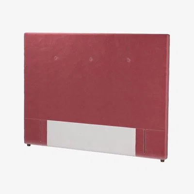 Sofa.com Standalone Avery 130cm Super King Headboard in Dusty Rose Cotton Matt Velvet - sofa.com