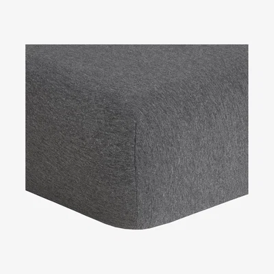 Amara BOSS Home - Sense Fitted Sheet - Charcoal - Single