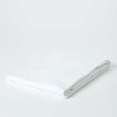 The Conran Shop Stonewashed Cotton Fitted Sheet Single