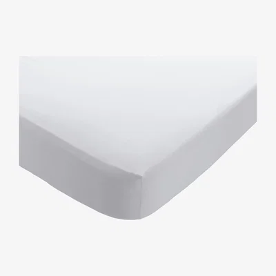 Habitat Habitat Washed White 30cm Fitted Sheet - Single