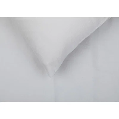 Heal's Heal's Organic Washed Sateen Grey Fitted Sheet Single - Heal's UK Furniture