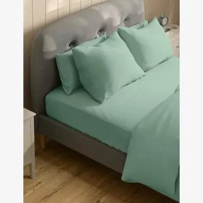 Marks & Spencer M&S Comfortably Cool Lyocell Rich Fitted Sheet - DBL - Dark Aqua, Dark Aqua,Taupe,Powder Blue,Navy,White,Light Mauve,Dark Grey
