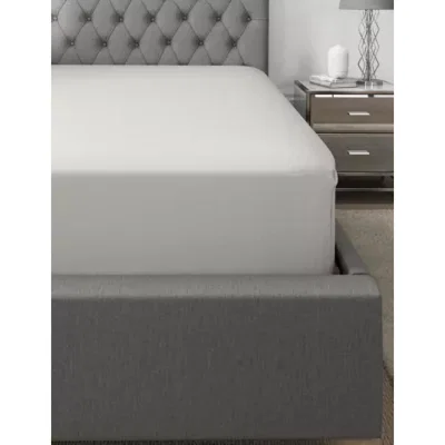 Marks & Spencer M&S Egyptian Cotton 400 Thread Count Sateen Extra Deep Fitted Sheet - SGL - Pearl Grey, Pearl Grey,Light Cream