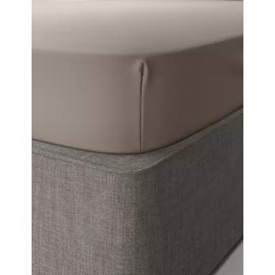 Marks & Spencer M&S Comfortably Cool Fitted Sheet - SGL - Taupe, Taupe,Light Grey,Powder Blue,Soft Pink,Navy,Cream,Duck Egg,White,Light Mauve,Dark Grey