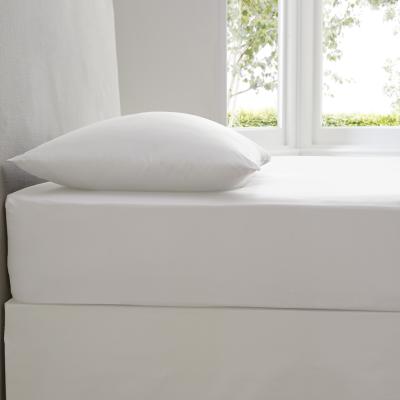 The Range Plain Dyed Deep Fitted Sheet - White / Single