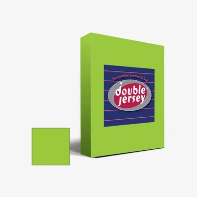 The Range Double Jersey Fitted Bedsheet Single - Lime