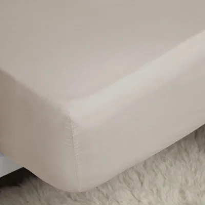 The Range Belladorm Pima Cotton 450 Thread Count Extra Deep Fitted Sheet - BM293 - Oyster / Single