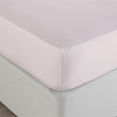 The Range 250TC Stonewash Fitted Sheet - Blush / Single