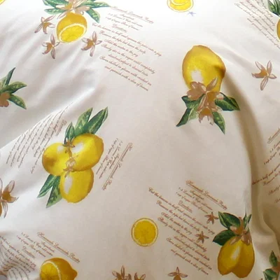 The Range Lemons Fitted Sheet Floral Lemonade - Multi / Single