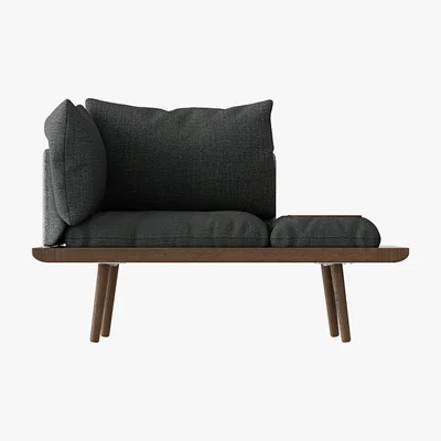 Amara UMAGE - Lounge Around Sofa - 1.5 Seater - Dark Oak