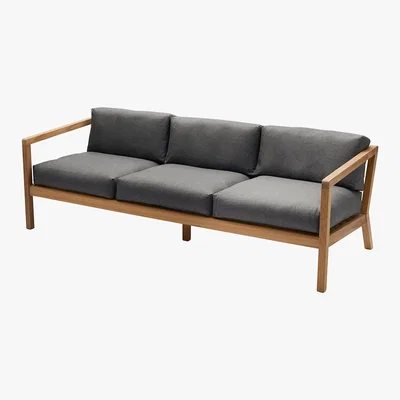 Amara Skagerak - Virkelyst Three Seater Sofa - Charcoal