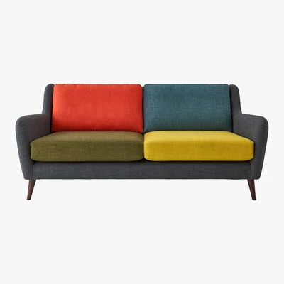 Amara Orla Kiely - Fern Two Seater Sofa - Multi