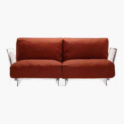 Amara Kartell - Pop Outdoor Two Seater Sofa - Orange