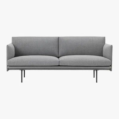 Amara Muuto - Outline 2 Seater Sofa - Fiord 151