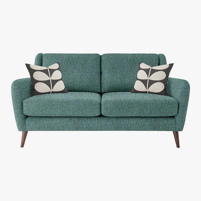 Amara Orla Kiely - Fern Two Seater Sofa - Teal