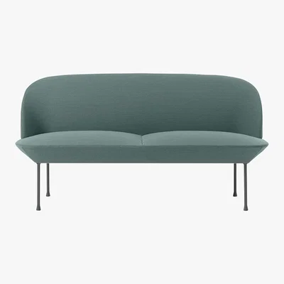 Amara Muuto - Oslo Two Seater Sofa - Steelcut Trio 966/Dark Grey