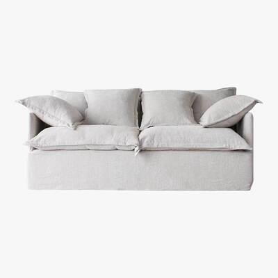 Barker and Stonehouse Eden 2 Seater Sofa, Hopsack Natural