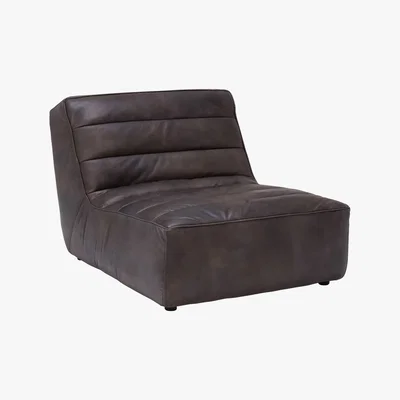 Barker and Stonehouse Timothy Oulton Leather Shabby Sectional 1 Seater Sofa