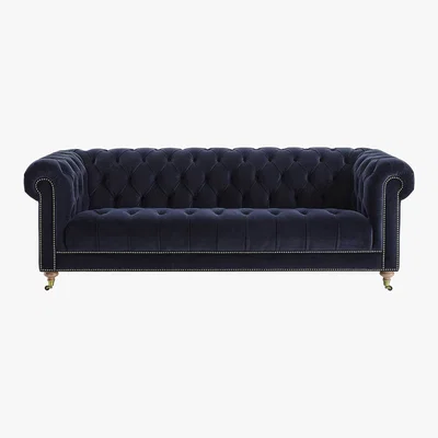 Barker and Stonehouse Ullswater Velvet 4 Seater Chesterfield Sofa