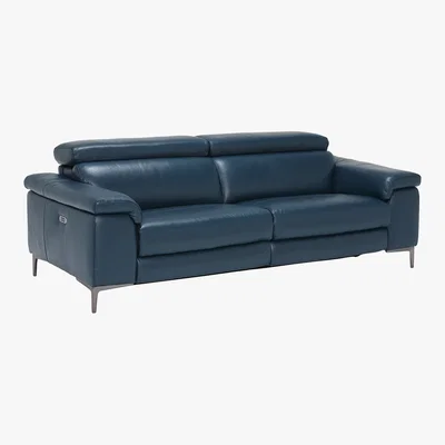 Barker and Stonehouse Paolo Leather 3.5 Seater Recliner Sofa