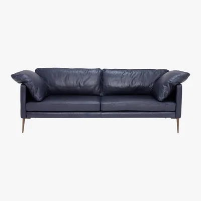 Barker and Stonehouse Sorrento Leather Sofa, Fairfax Marine